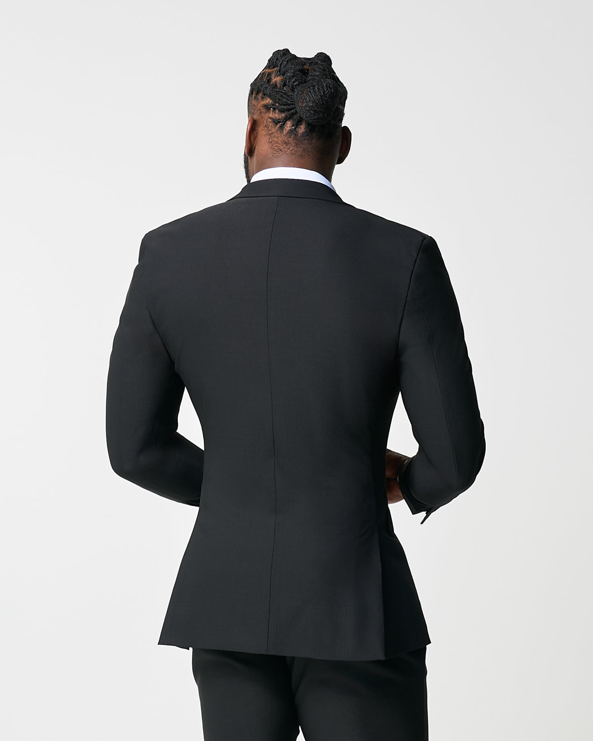 Athletic Fit Stretch Blazer - Heathered Black | State & Liberty Blazers|Suits