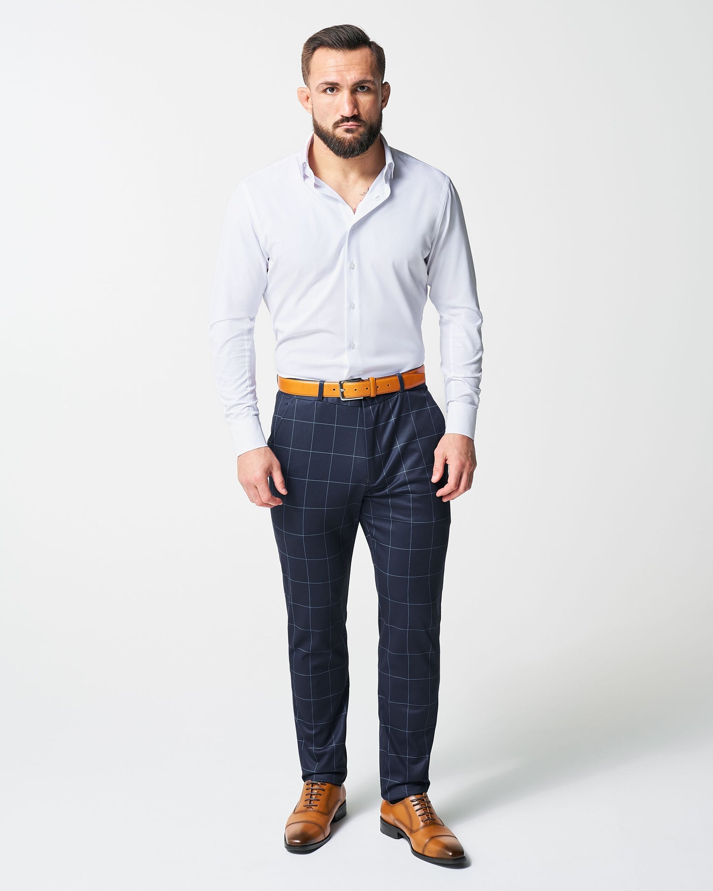 Athletic Fit Stretch Suit - Solid Royal Blue | State & Liberty Suits