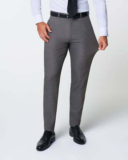 Athletic Fit Stretch Suit - Heathered Grey | State & Liberty Suits