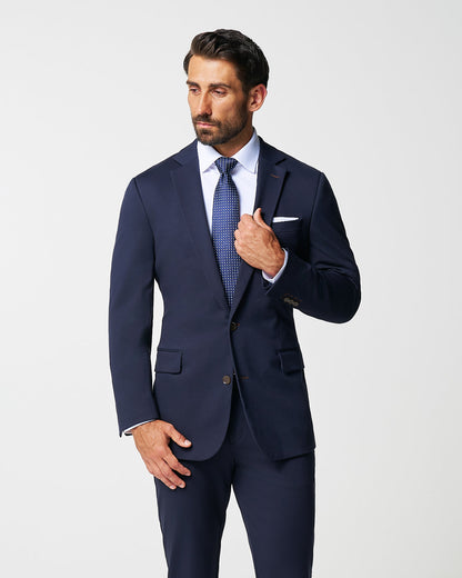 Athletic Fit Stretch Suit - Navy | State & Liberty Suits