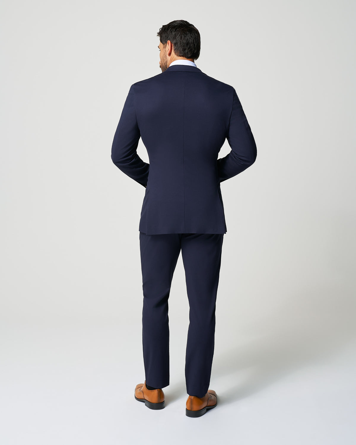 Athletic Fit Stretch Suit - Navy | State & Liberty Suits