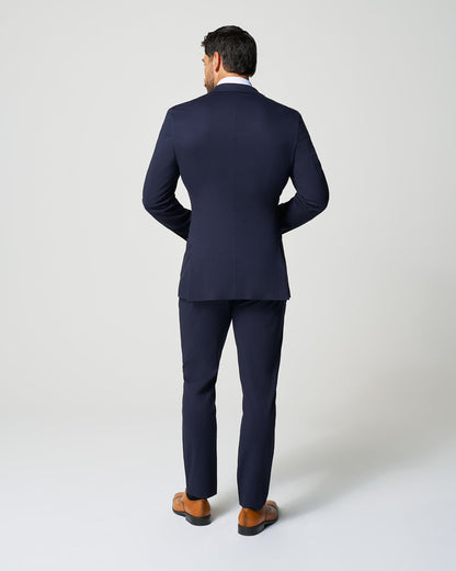 Athletic Fit Stretch Suit - Navy | State & Liberty Suits