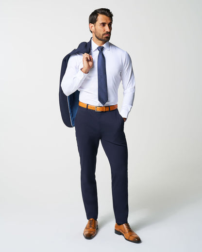 Athletic Fit Stretch Suit - Navy | State & Liberty Suits