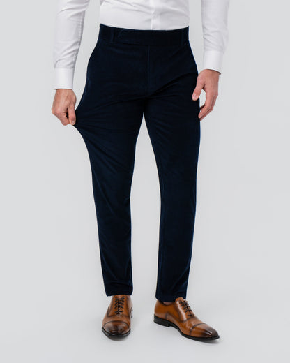 Unstructured Corduroy Suit - Dark Navy | State & Liberty Suits