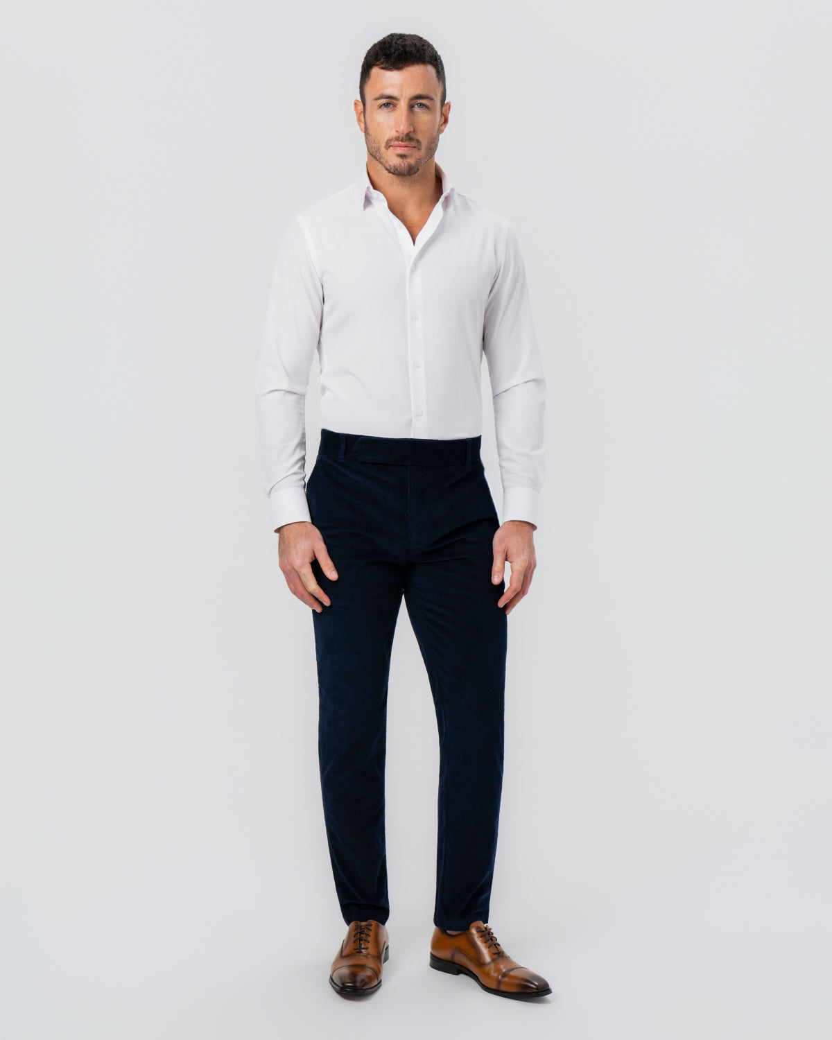 Unstructured Corduroy Suit - Dark Navy | State & Liberty Suits