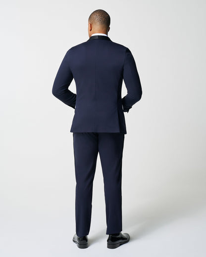 Athletic Fit Stretch Tuxedo - Navy with Shawl Lapel | State & Liberty Suits