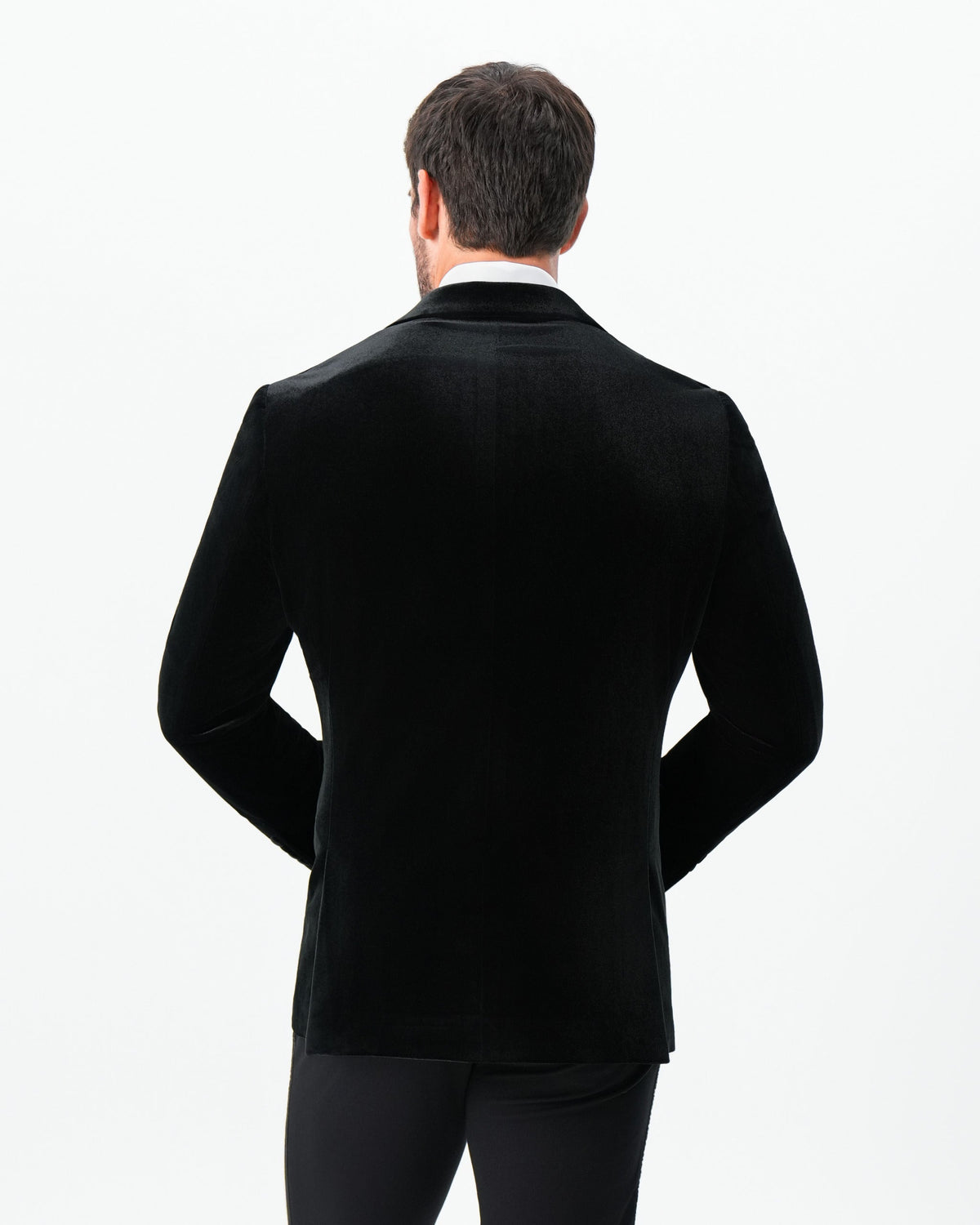 Tuxedo Jacket - Black Velvet with Peak Lapel | State & Liberty Suits|Blazers