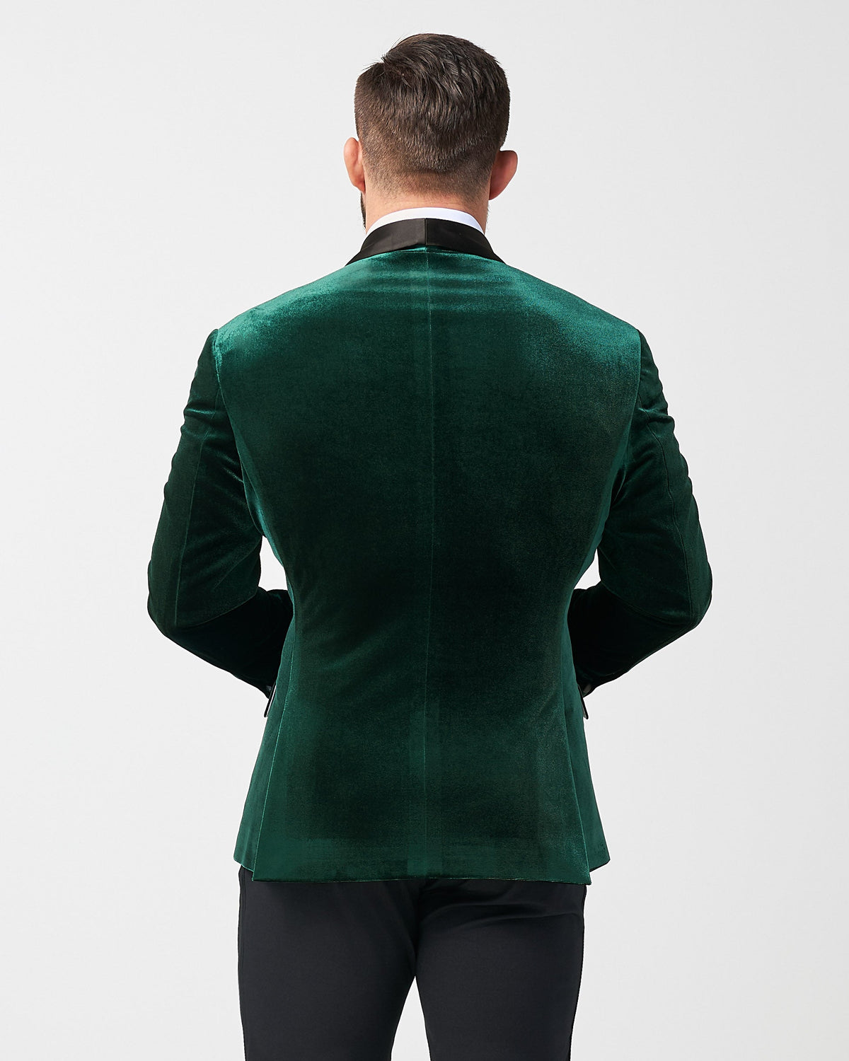 Athletic Fit Stretch Tuxedo Jacket - Green Velvet | State & Liberty Suits|Blazers