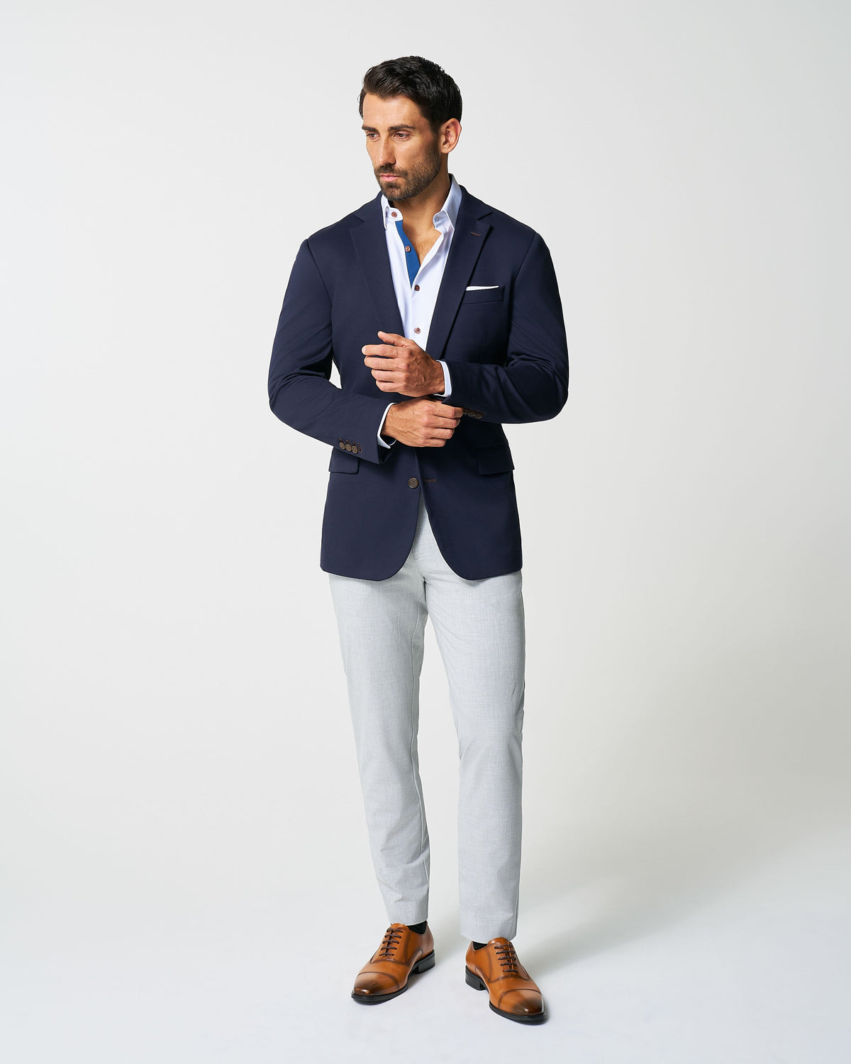 Athletic Fit Stretch Blazer - Navy | State & Liberty Suits|Blazers