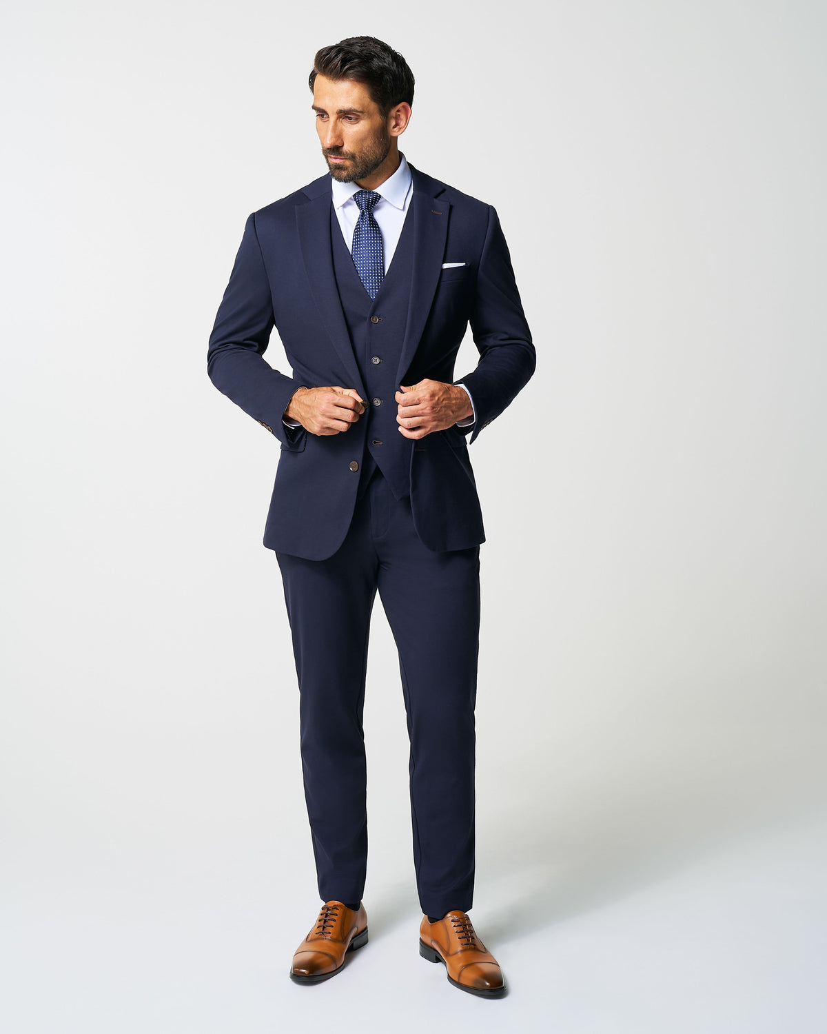 Athletic Fit Stretch Blazer - Navy | State & Liberty Suits|Blazers