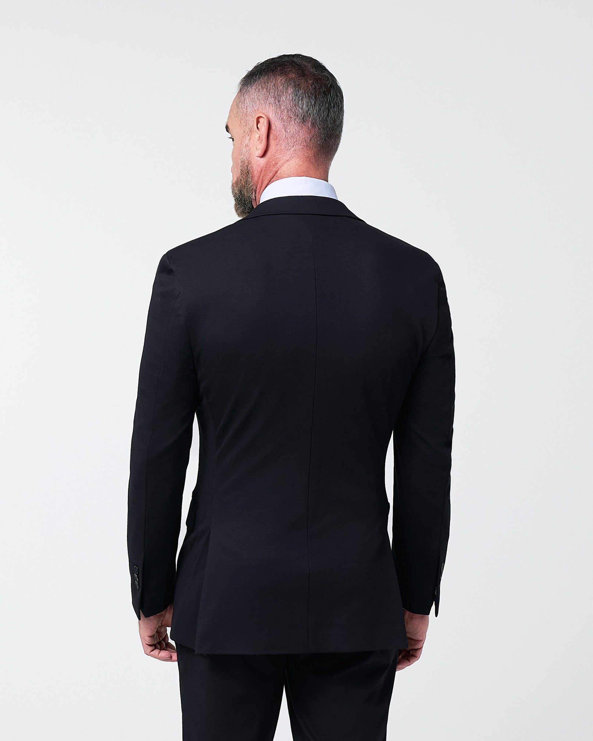 Athletic Fit Stretch Blazer - Black | State & Liberty Suits|Blazers