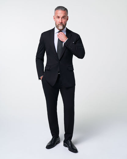 Athletic Fit Stretch Blazer - Black | State & Liberty Suits|Blazers