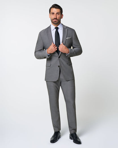 Athletic Fit Stretch Blazer - Heathered Grey | State & Liberty Suits|Blazers