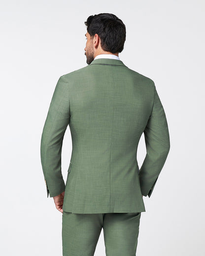 Athletic Fit Stretch Blazer - Heathered Forest Green | State & Liberty Suits|Blazers