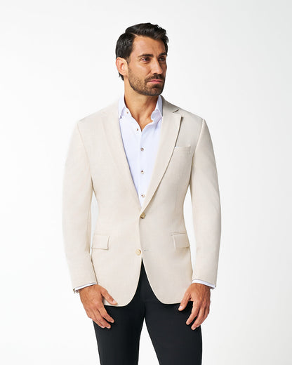 Athletic Fit Stretch Blazer - Lightweight Heathered Bamboo | State & Liberty Suits|Blazers