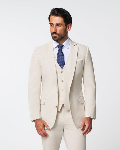 Athletic Fit Stretch Blazer - Lightweight Heathered Bamboo | State & Liberty Suits|Blazers
