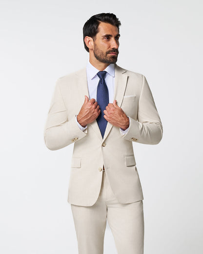 Athletic Fit Stretch Blazer - Lightweight Heathered Bamboo | State & Liberty Suits|Blazers