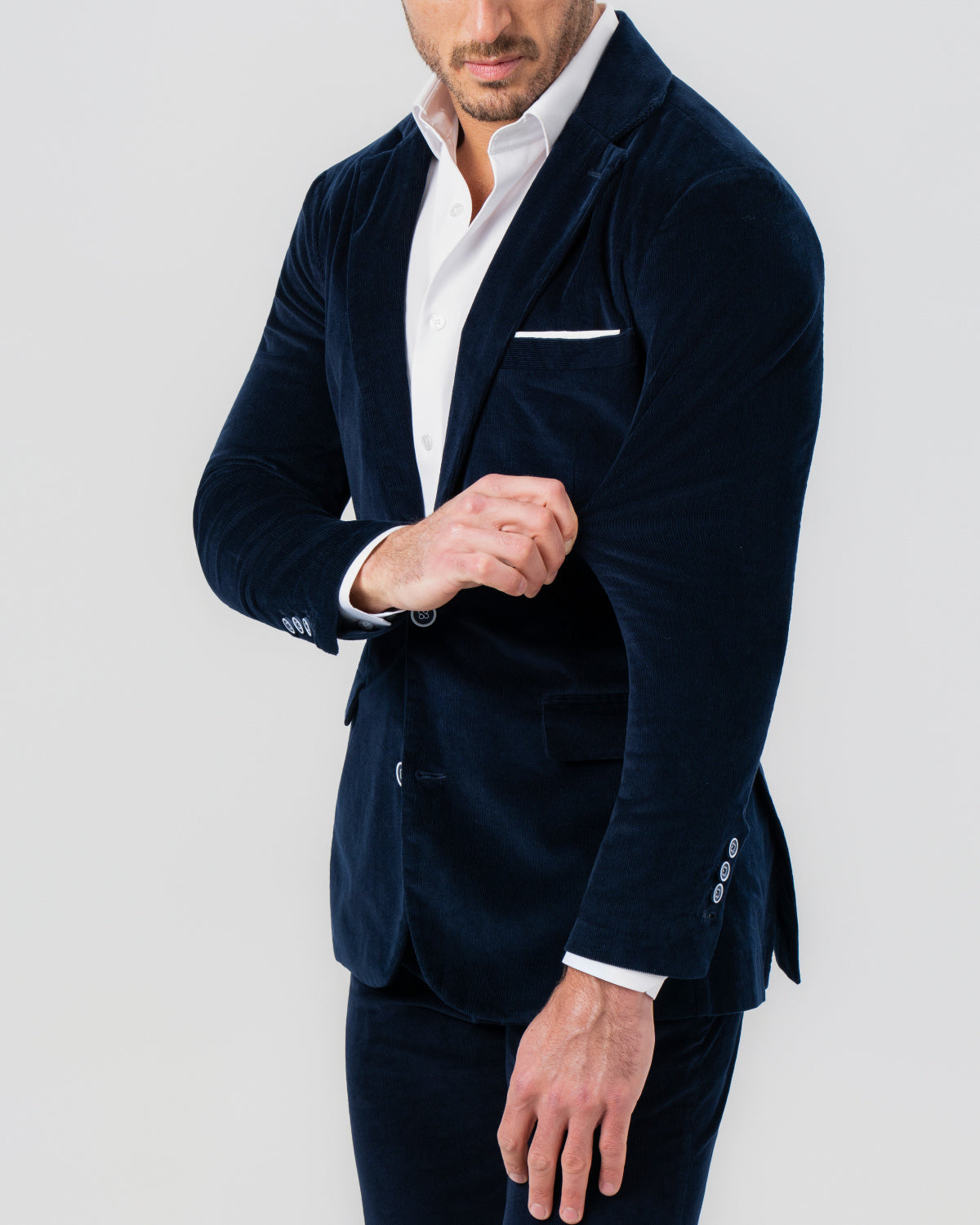 Unstructured Corduroy Blazer - Dark Navy | State & Liberty Suits|Blazers