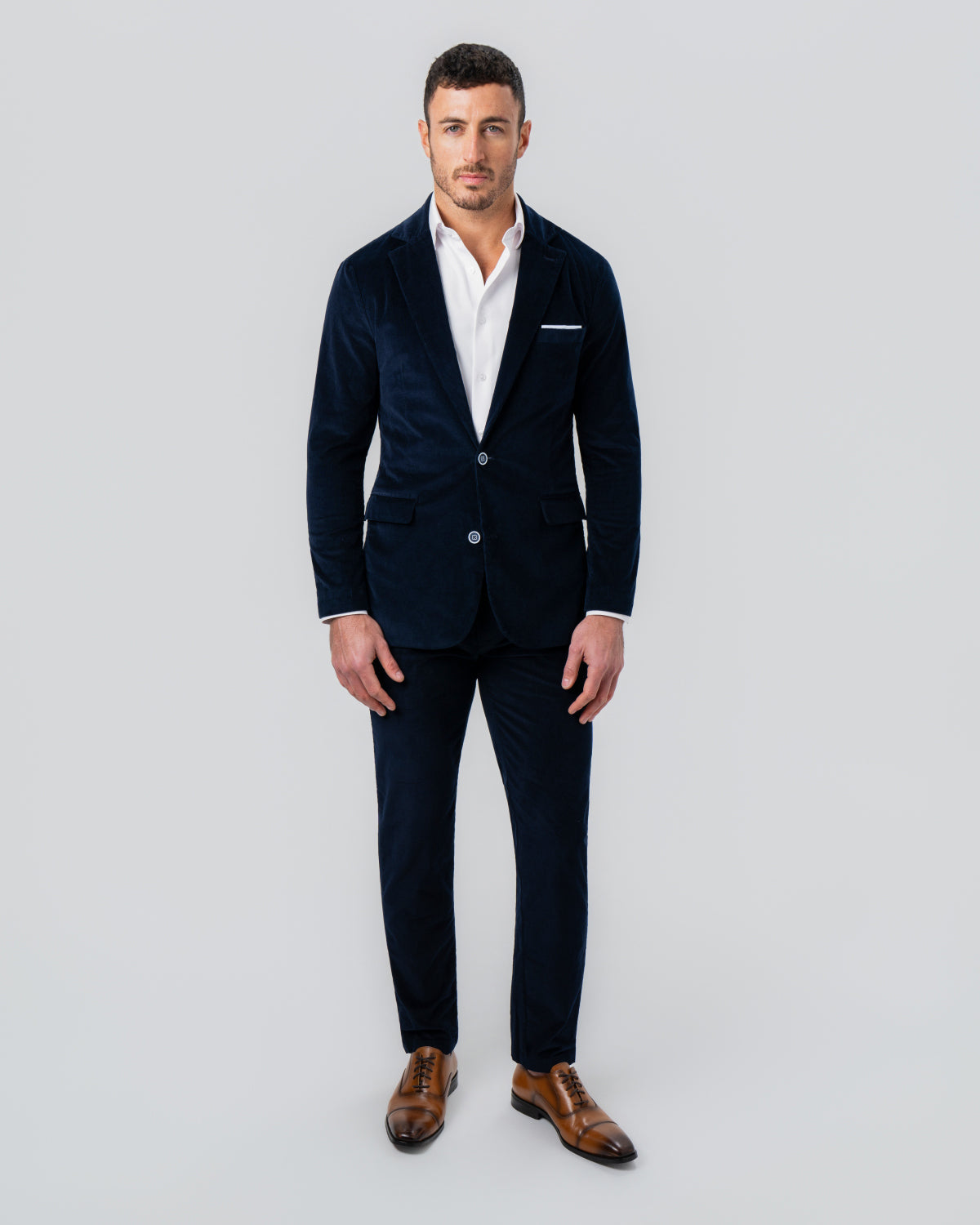 Unstructured Corduroy Blazer - Dark Navy | State & Liberty Suits|Blazers