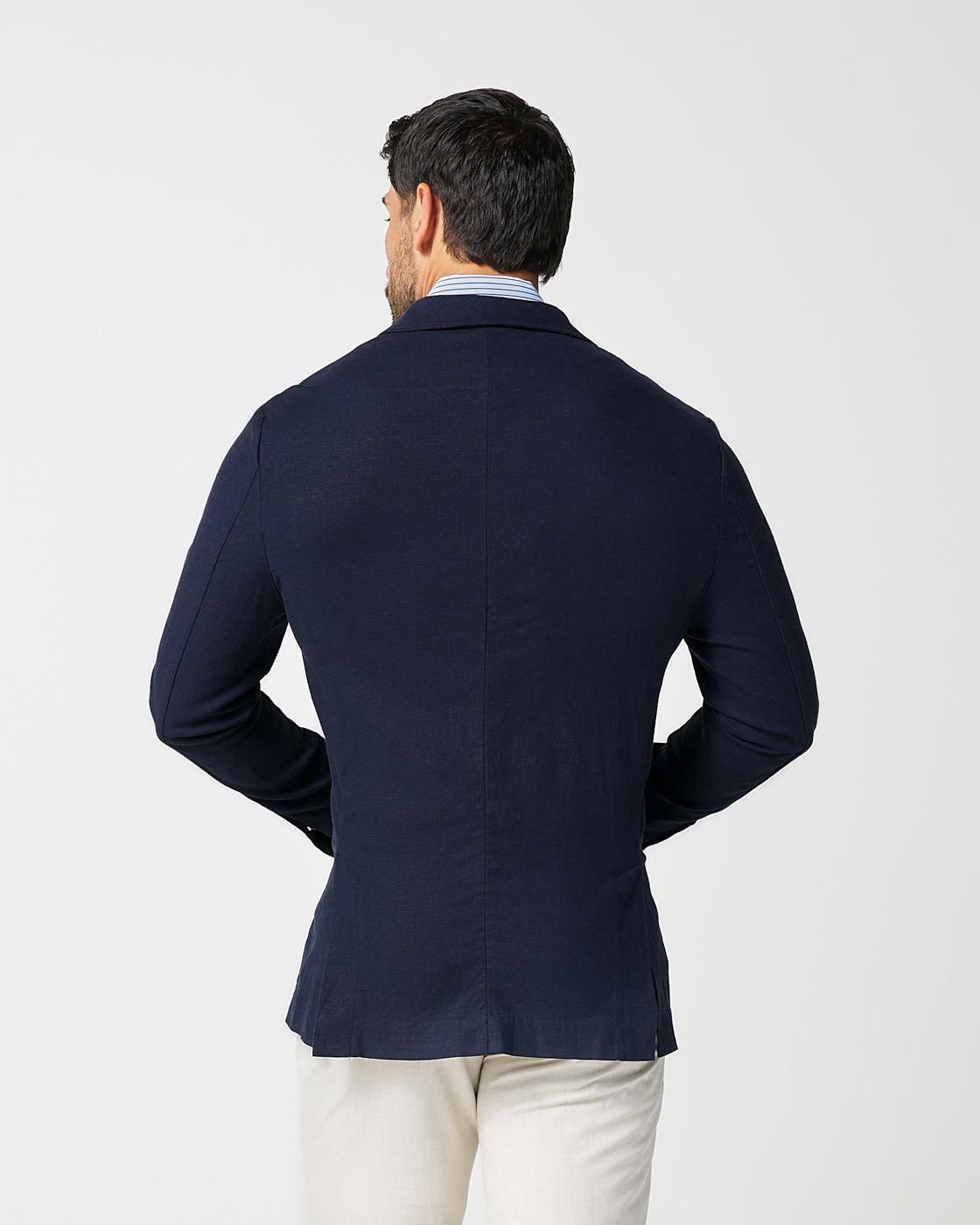 Unstructured Linen Blazer - Navy | State & Liberty Suits|Blazers