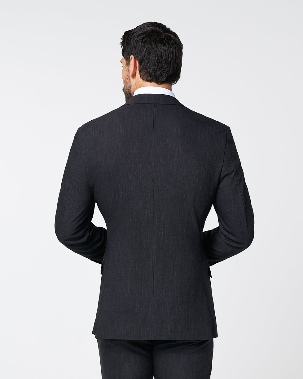 Athletic Fit Stretch Blazer - Heathered Charcoal | State & Liberty Suits|Blazers