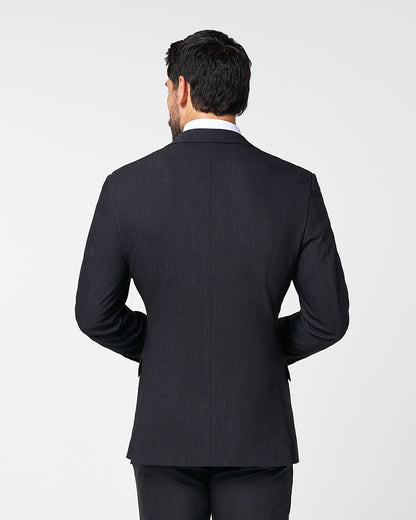 Athletic Fit Stretch Blazer - Heathered Charcoal | State & Liberty Suits|Blazers