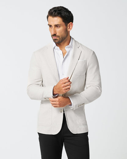 Unstructured Linen Blazer - Cream | State & Liberty Suits|Blazers