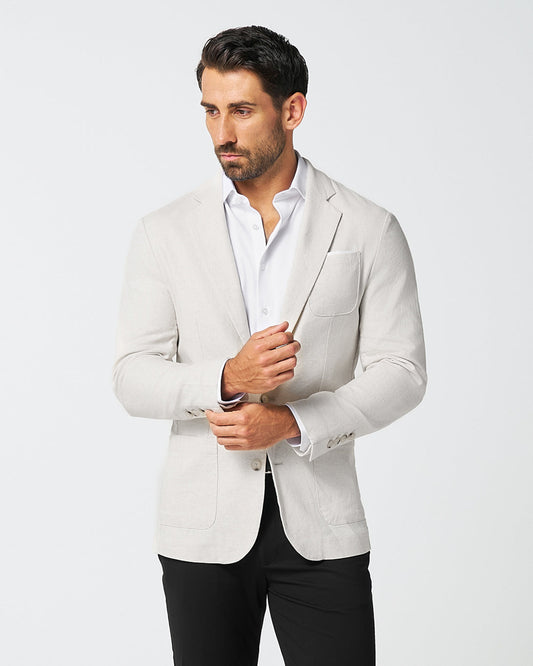 Unstructured Linen Blazer - Cream | State & Liberty Suits|Blazers