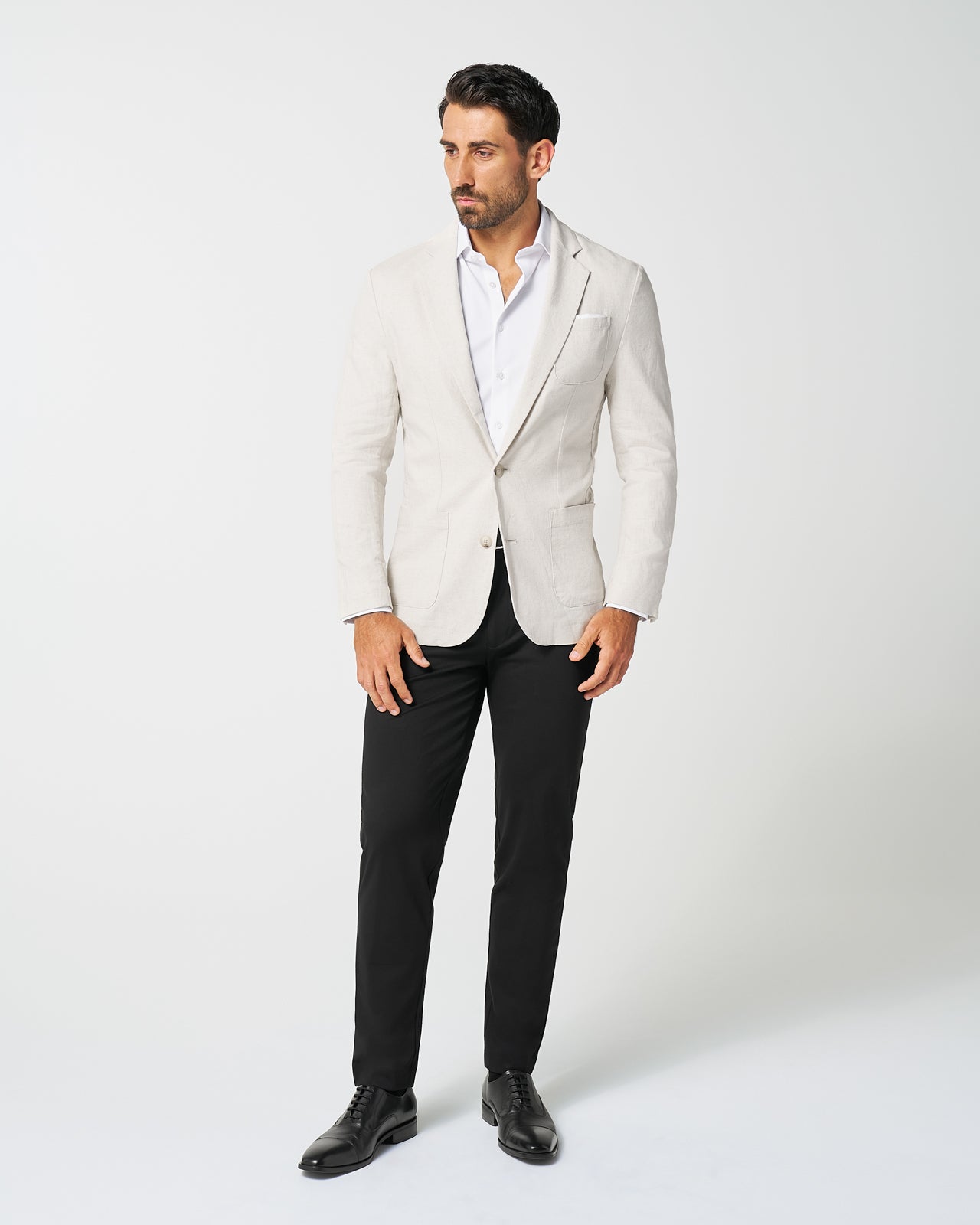 Unstructured Linen Blazer - Cream | State & Liberty Suits|Blazers