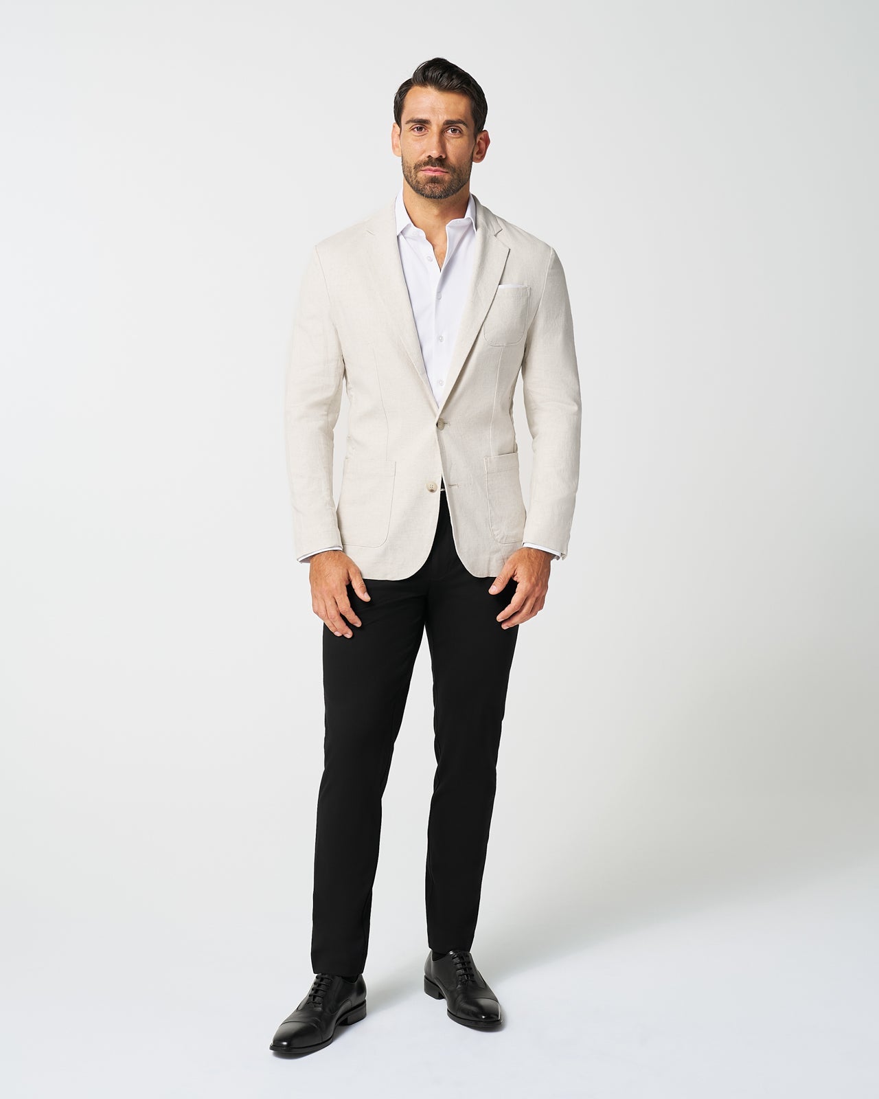 Unstructured Linen Blazer - Cream | State & Liberty Suits|Blazers