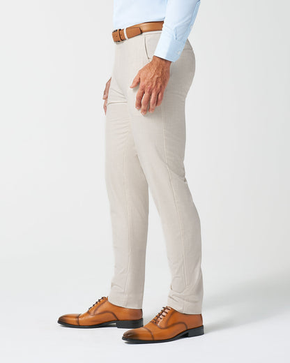 Athletic Fit Stretch Suit Pants - Lightweight Heathered Bamboo | State & Liberty Suits|Bottoms