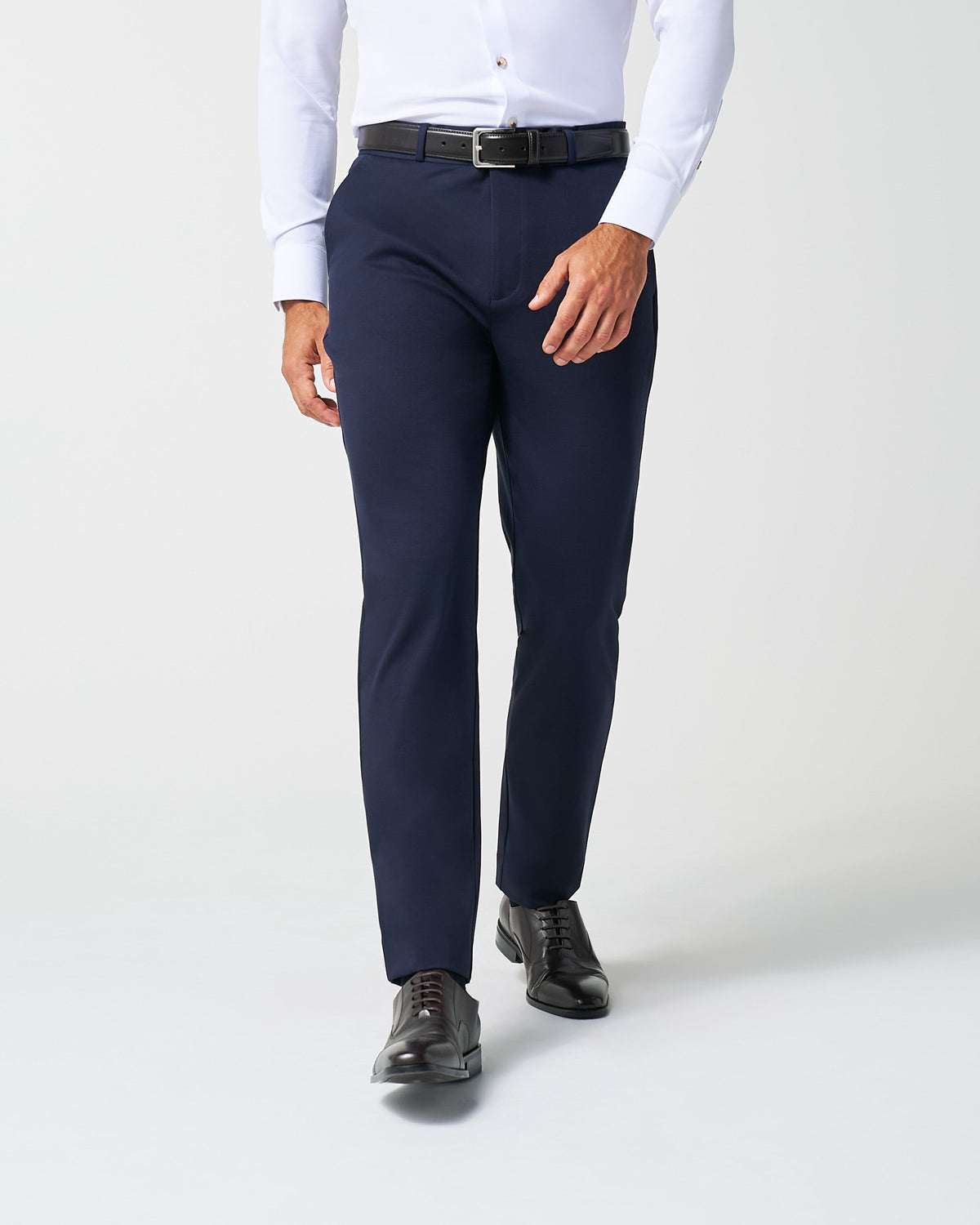 Athletic Fit Stretch Suit Pants - Navy | State & Liberty Suits|Bottoms