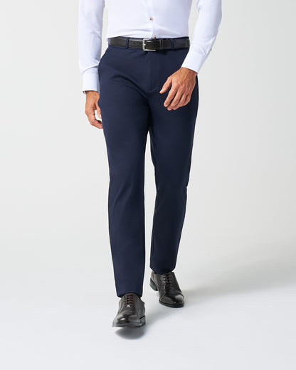 Athletic Fit Stretch Suit Pants - Navy | State & Liberty Suits|Bottoms