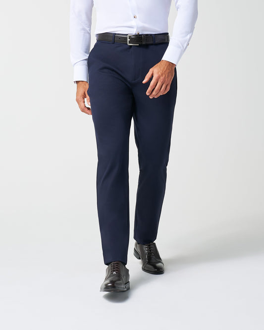 Athletic Fit Stretch Suit Pants - Navy | State & Liberty Suits|Bottoms