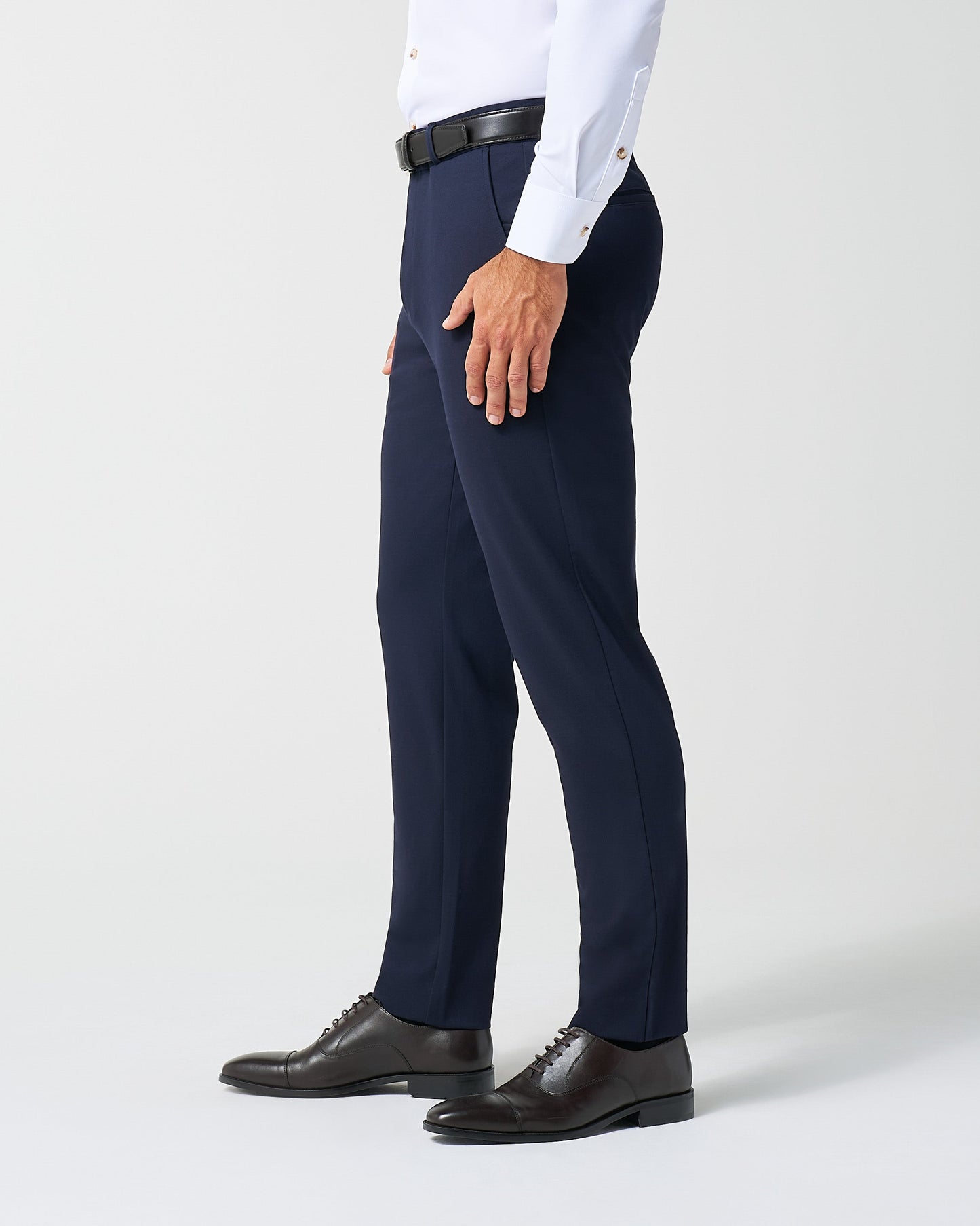 Athletic Fit Stretch Suit Pants - Navy | State & Liberty Suits|Bottoms