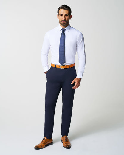 Athletic Fit Stretch Suit Pants - Navy | State & Liberty Suits|Bottoms