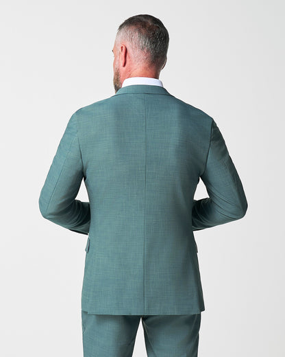 Athletic Fit Stretch Blazer - Heathered Sea Green | State & Liberty Blazers|Suits