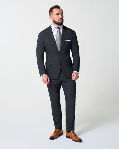 Athletic Fit Stretch Blazer - Heathered Midnight Navy | State & Liberty Blazers|Suits