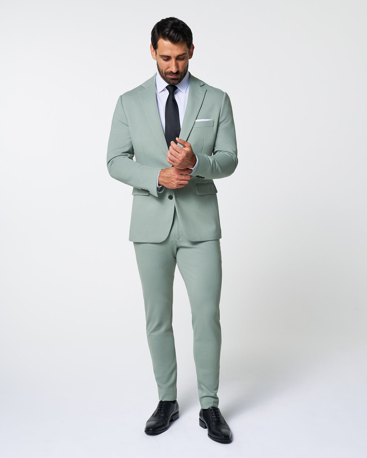 Athletic Fit Stretch Blazer - Solid Dusty Sage | State & Liberty Blazers|Suits