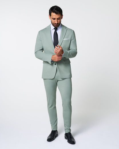 Athletic Fit Stretch Blazer - Solid Dusty Sage | State & Liberty Blazers|Suits
