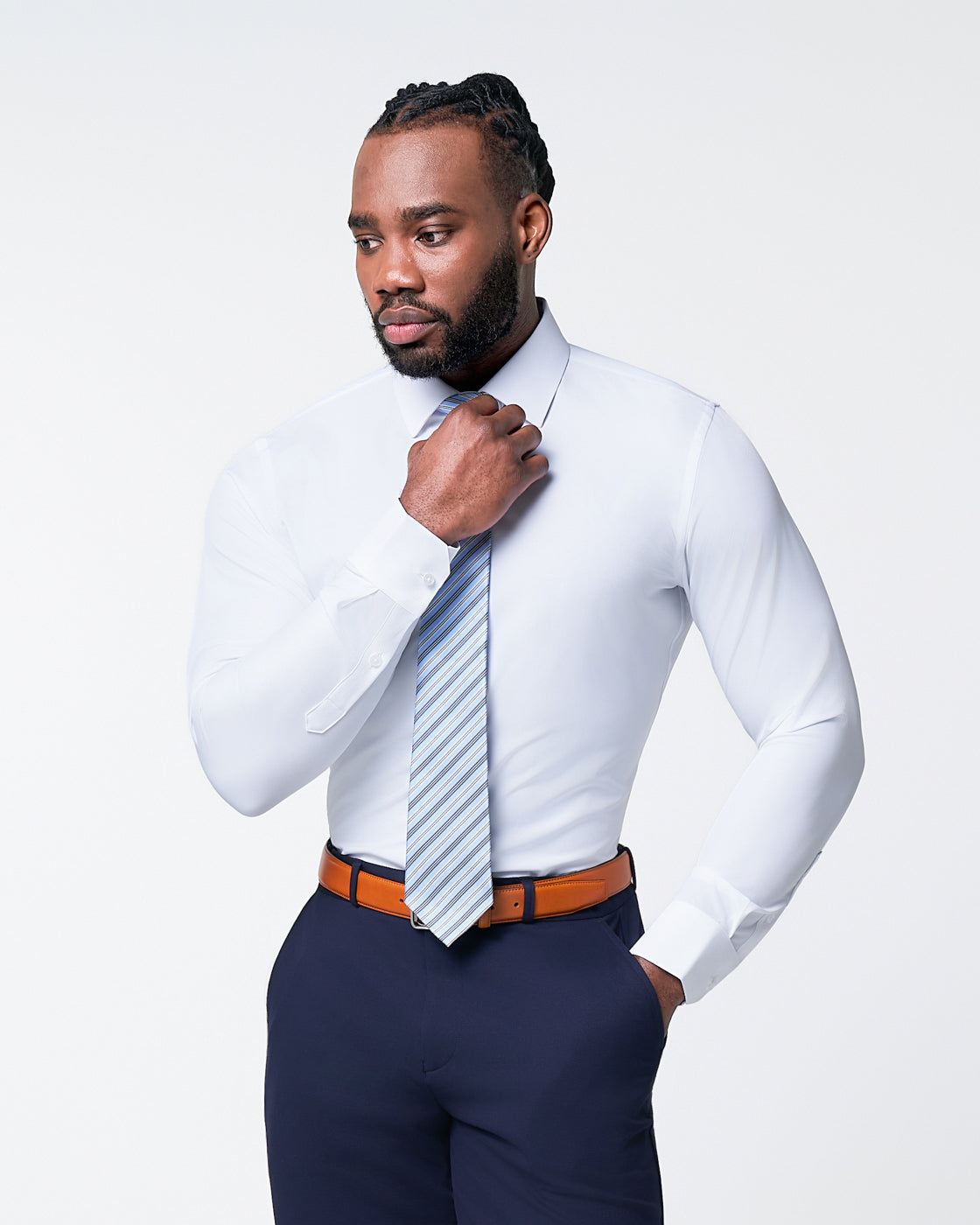 "The Springer" Solid White | State & Liberty Dress Shirts