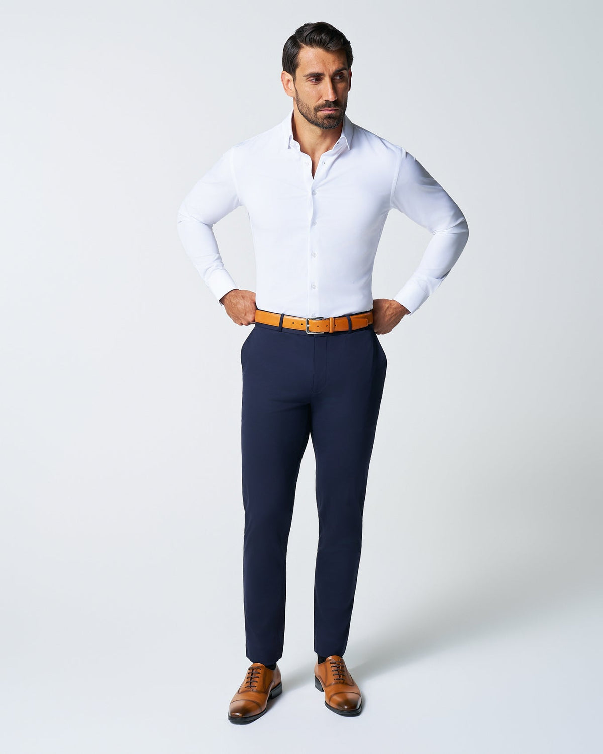 "The Springer" Solid White | State & Liberty Dress Shirts