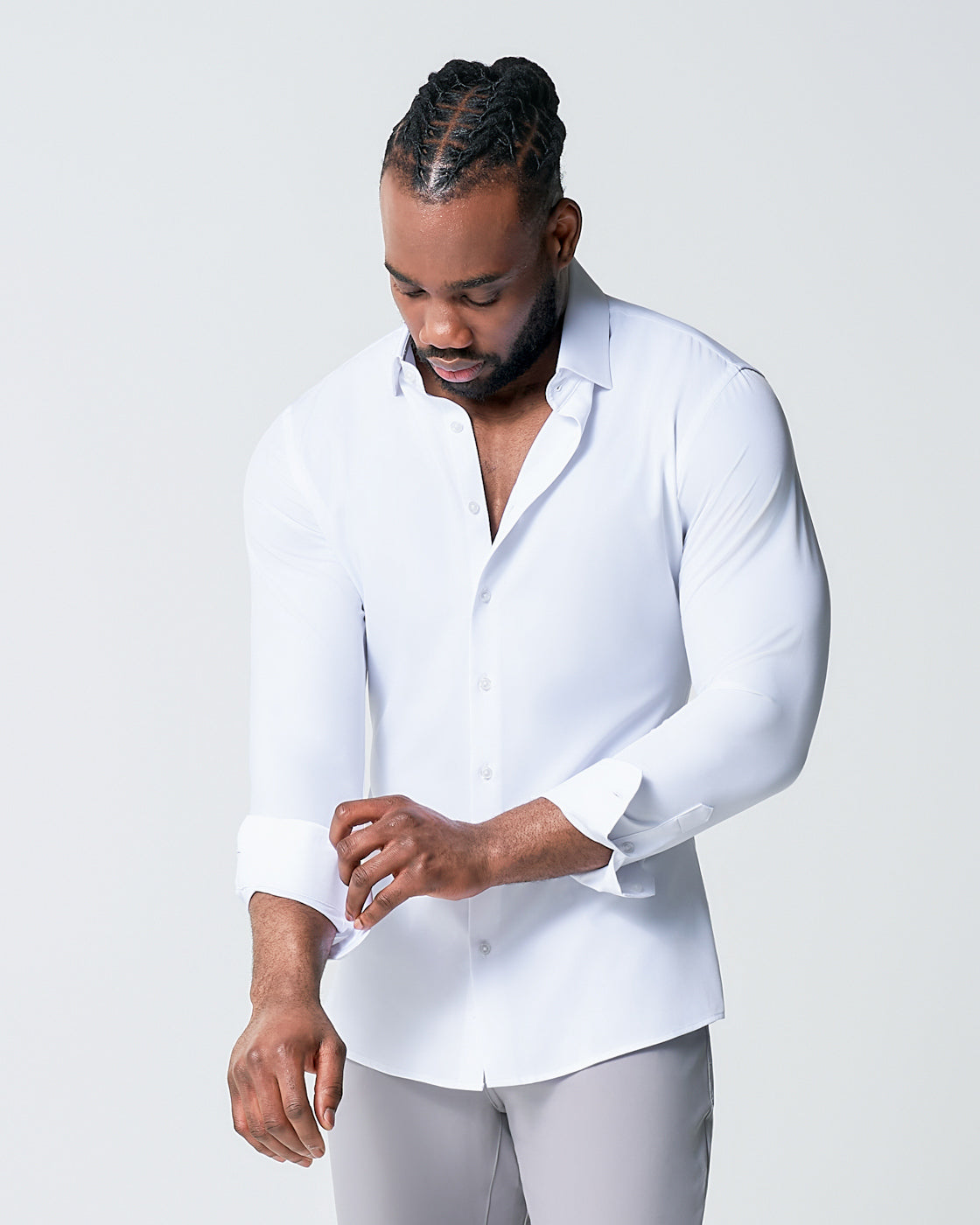 "The Springer" Solid White | State & Liberty Dress Shirts