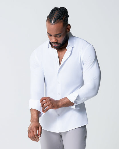 "The Springer" Solid White | State & Liberty Dress Shirts