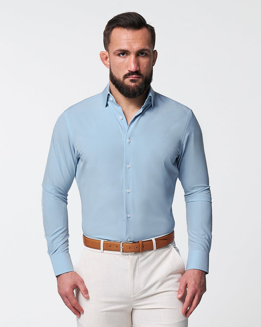 "The Bellamy" Business Blue | State & Liberty Dress Shirts