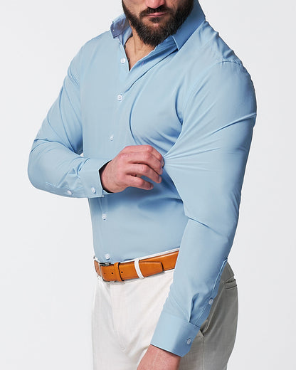 "The Bellamy" Business Blue | State & Liberty Dress Shirts