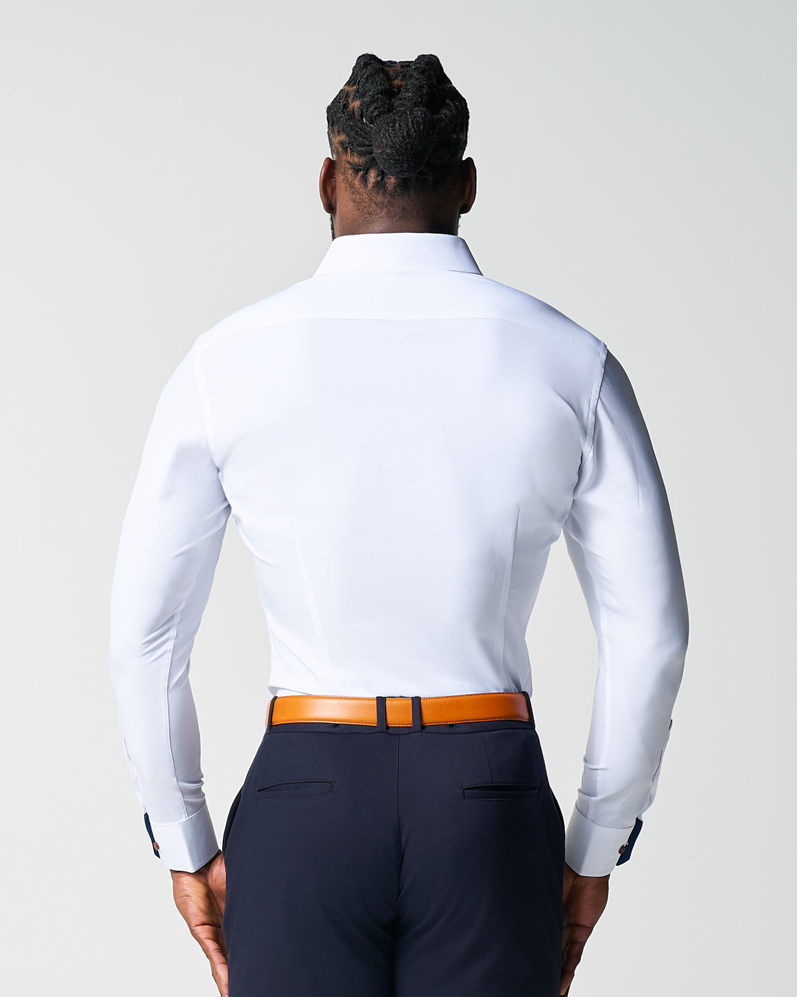 "The Springer" Limited Edition: White with Navy Accents | State & Liberty Dress Shirts