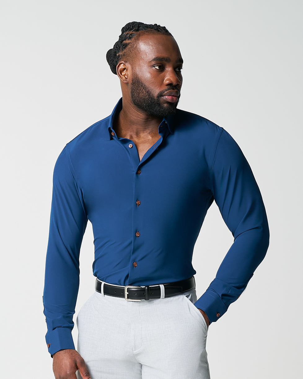 "The Howard" Solid Navy | State & Liberty Dress Shirts