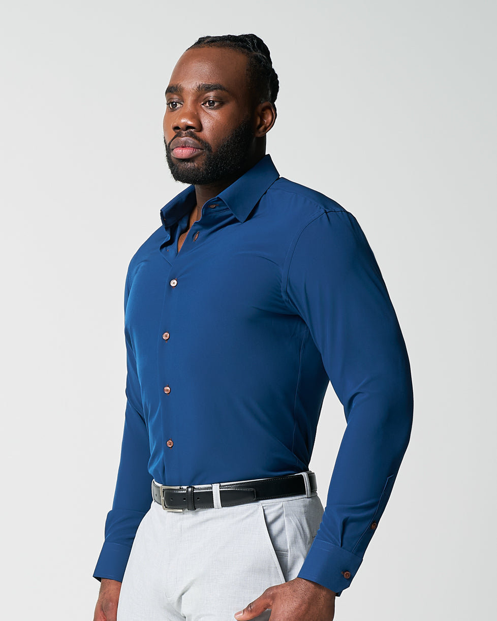 "The Howard" Solid Navy | State & Liberty Dress Shirts
