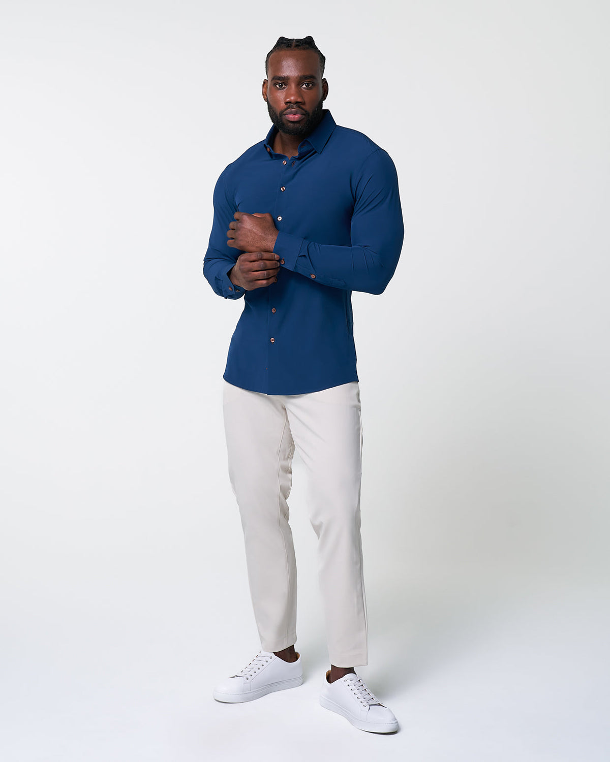 "The Howard" Solid Navy | State & Liberty Dress Shirts